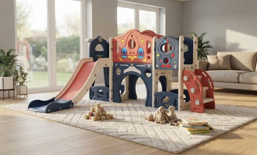 Nyeekoy 9 in 1 Toddler Playground and Outdoor Playset for Toddlers 1-3